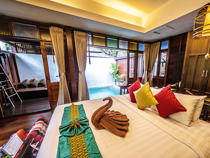 garden bungalow with private plunge pool new